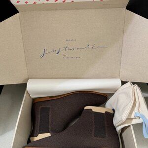 Rothy’s Merino Ankle Boot - Cocoa Brown New In Box Sz. 8.5